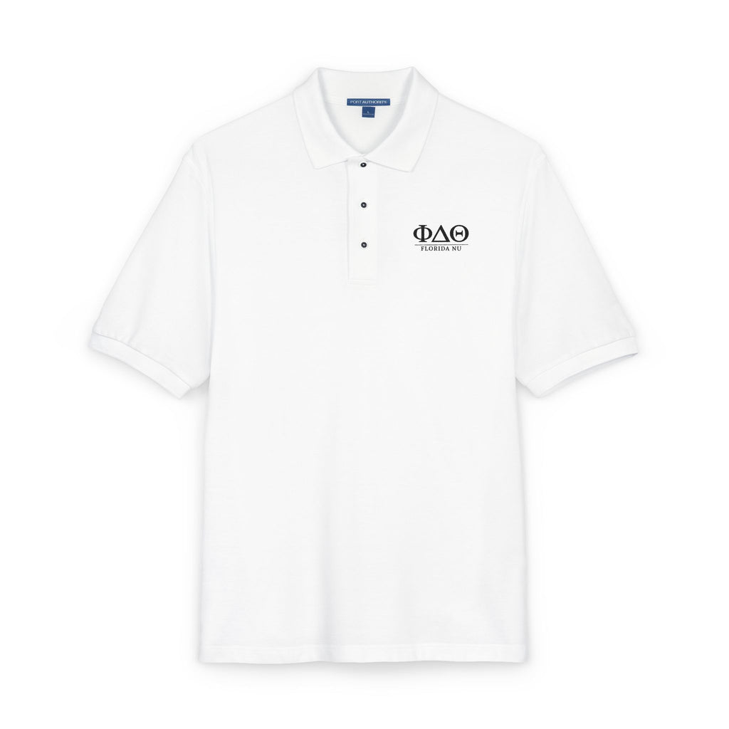 White Florida Nu Polo | Embroidery