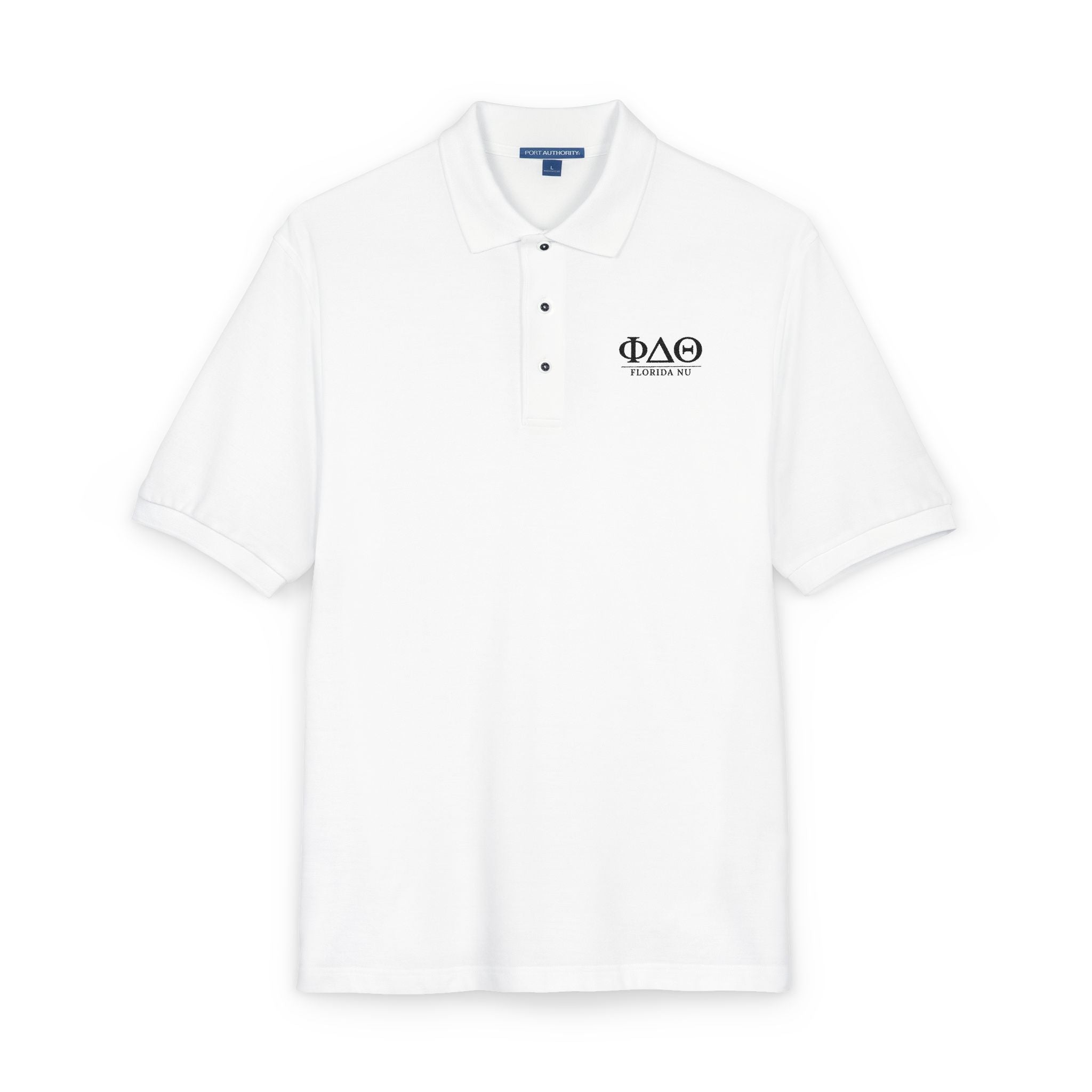 White Florida Nu Polo | Embroidery