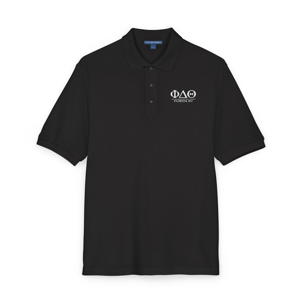 Black/Navy Florida Nu Polo | Embroidery