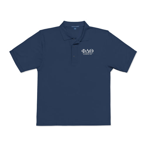 Black/Navy Florida Nu Polo | Embroidery