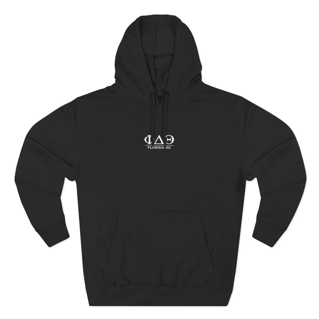 Fleece Hoodie Black | Embroidery