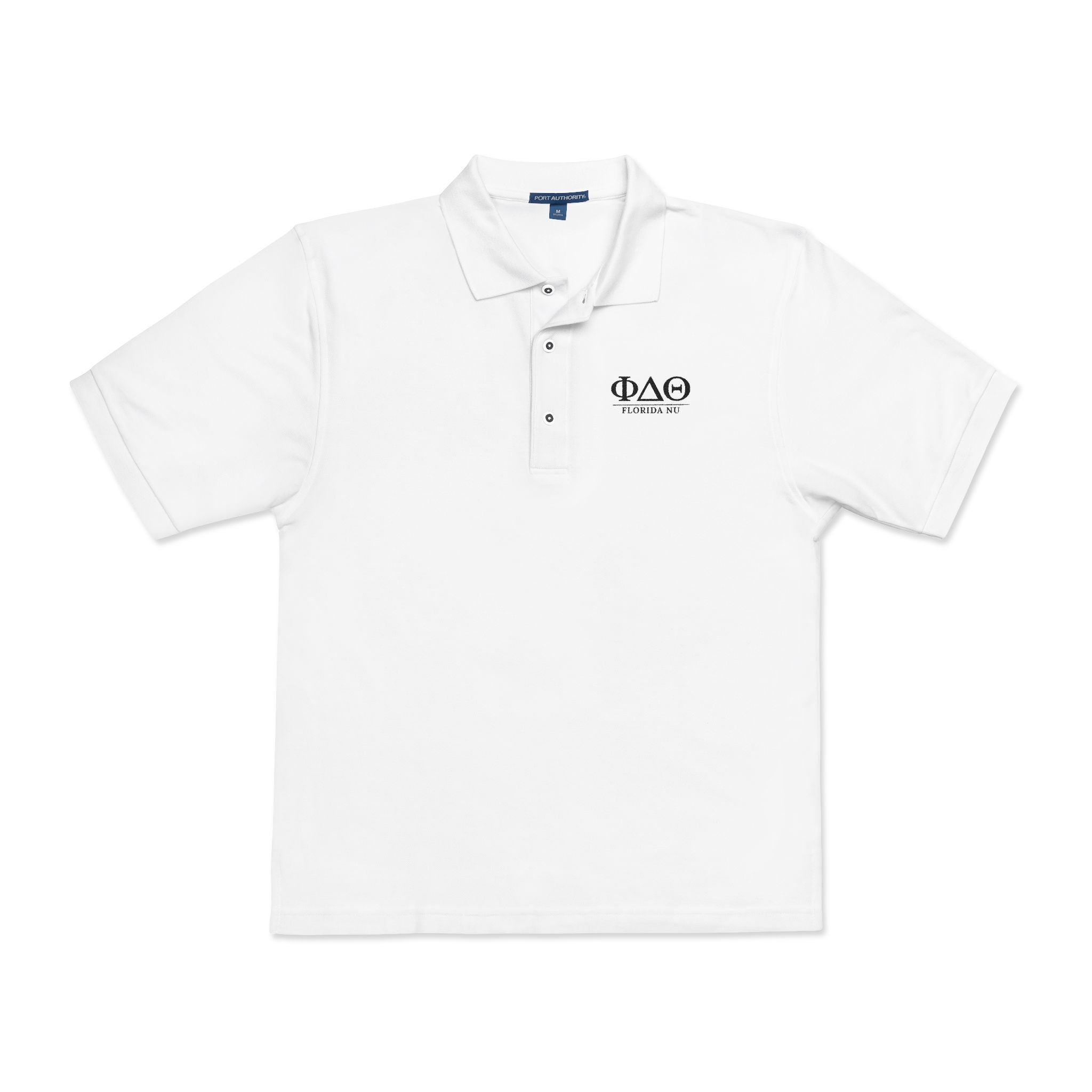 White Florida Nu Polo | Embroidery