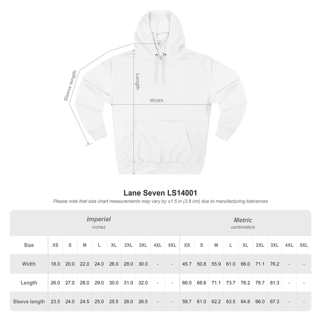 Fleece Hoodie White | Embroidery